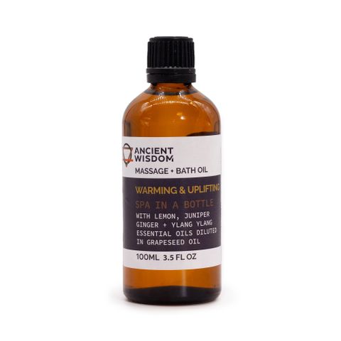 Warm & Uplifting Massage Oil 100ml