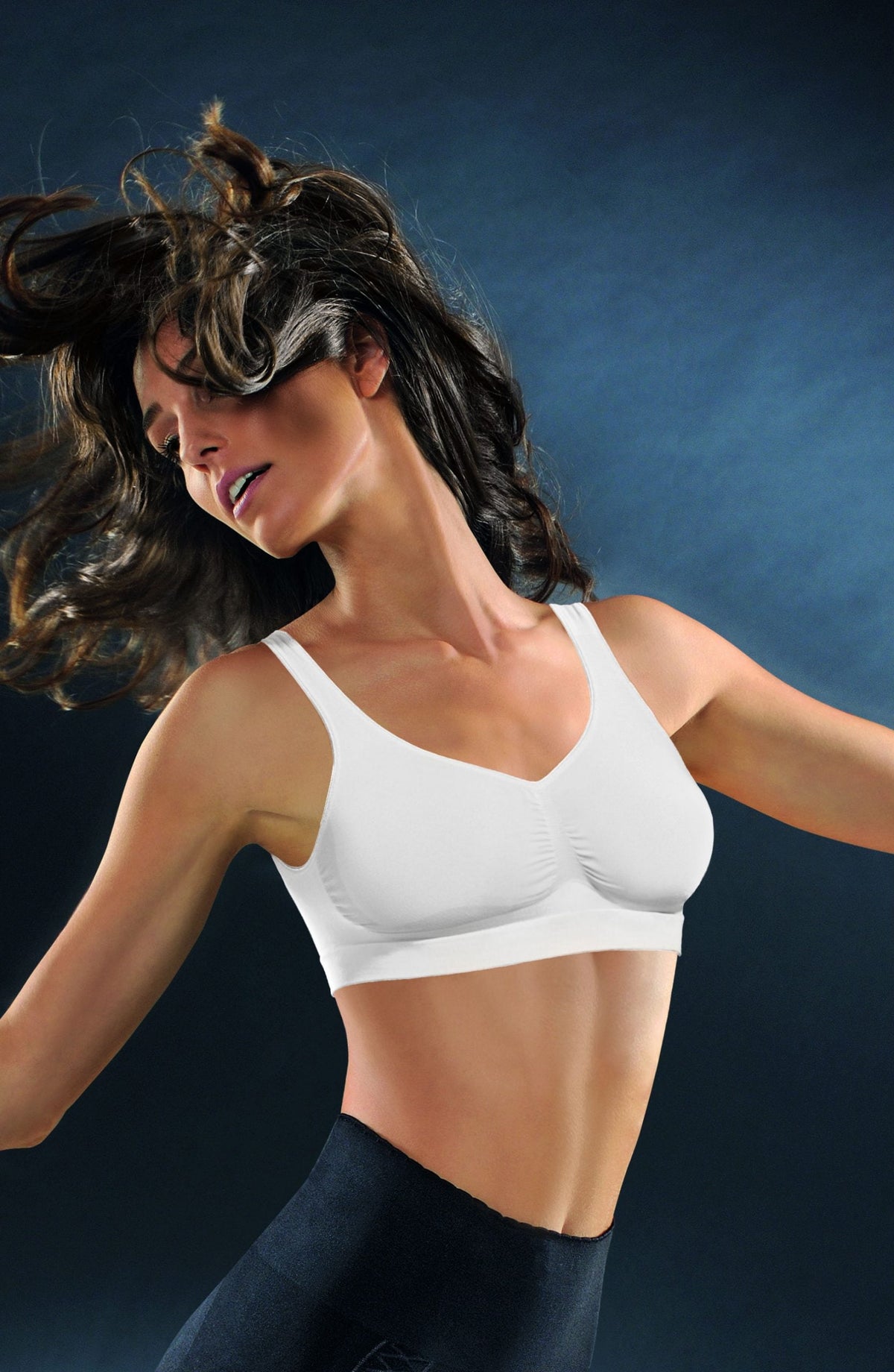 Control Body 110621 Medium Compression Push Up Bra Bianco White