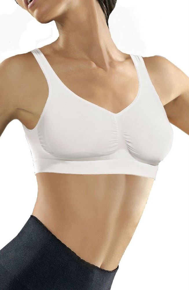 Control Body 110621 Medium Compression Push Up Bra Bianco White