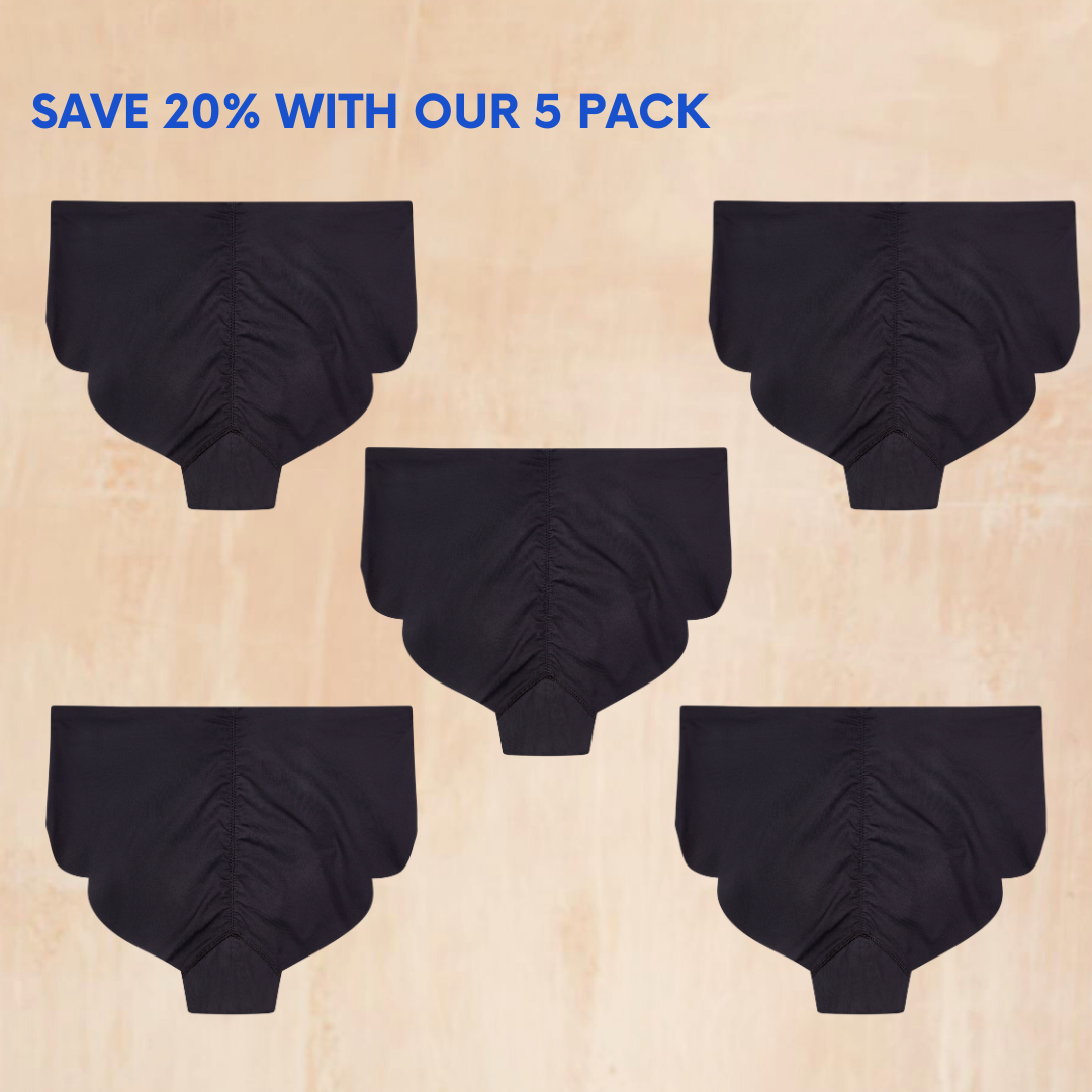 NIXI Body Carla Black Leakproof Knicker — Heavy Absorbency