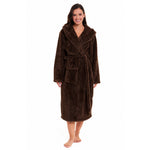 Daisy Dreamer Snuggle Fleece Hooded Robe - Soft Luxurious Dressing Gown