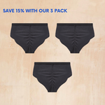 NIXI Body Susie Black Leakproof Knicker — Medium Absorbency