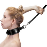 Women's Real Leather BDSM Collar | Choker Neck Belt
