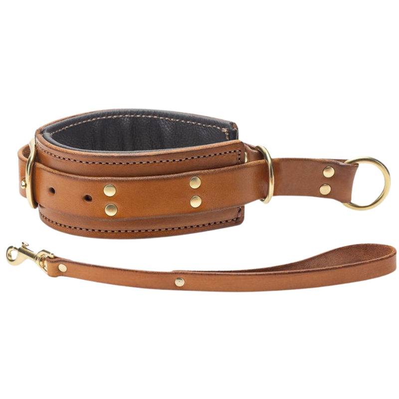 Women's Real Leather BDSM Collar | Choker Neck Belt