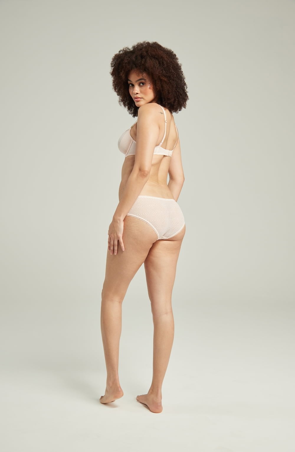 Nudea The Sheer Deco Hipster Brief Black