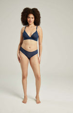 Nudea The Sheer Deco Hipster Brief Black