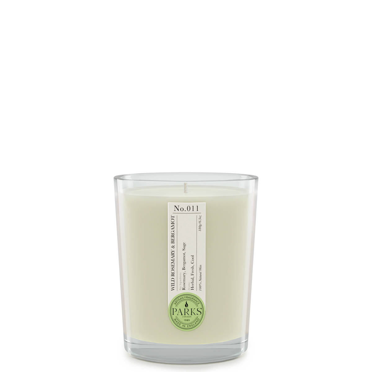 Parks London Wild Rosemary & Bergamot Luxury Candle 180g Default Title