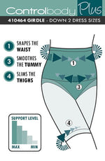 Control Body 410464 Girdle Nero Black