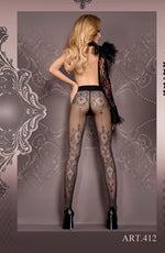 Ballerina 412 Hush Hush Collection Tights Grey & Blue