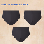 NIXI Body Coni Black Leakproof Knicker — Light Absorbency