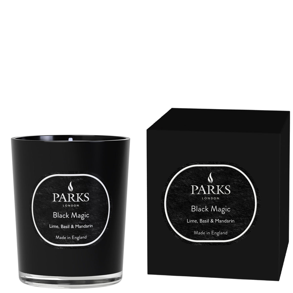 Parks London Black Magic Lime, Basil & Mandarin 1 Wick Candle 180g
