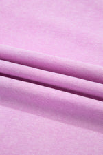Two Piece Mineral Wash Cotton Loungewear Set