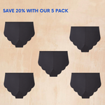 NIXI Body Coni Black Leakproof Knicker — Light Absorbency