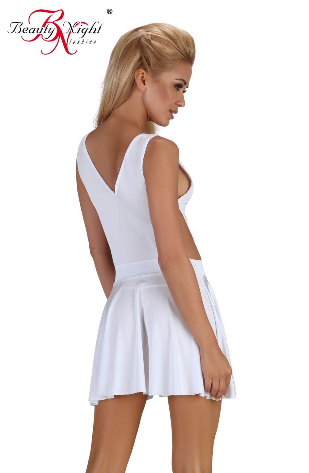 Beauty Night BN6427 Severine Lingerie Dress White