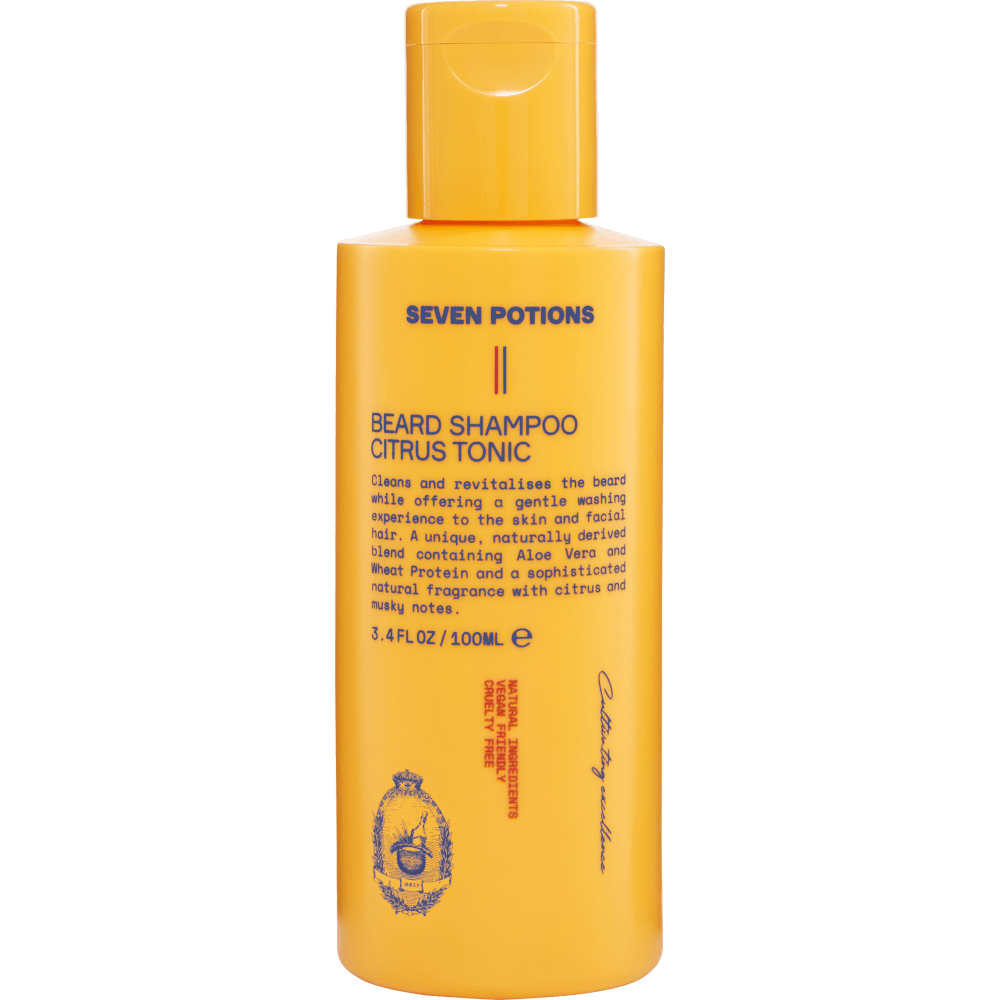 Seven Potions Beard Shampoo Citrus Tonic 100 ml 3.4 fl oz