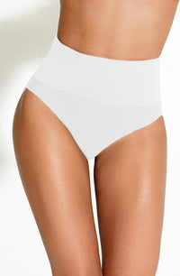 Control Body Tummy Control Seamless Midi Brief Bianco