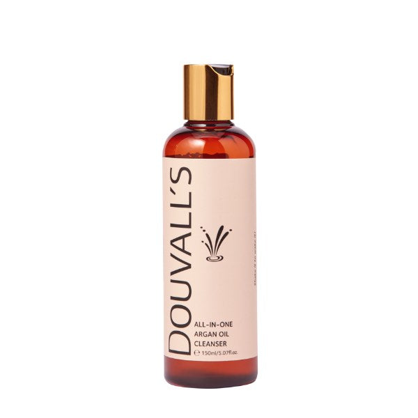 Douvall's All-in-One Organic Argan Oil Cleanser 150ml | Deep Cleansing and makeup removing
