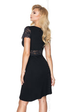 Irall Cameron Soft Lace Nightdress Black