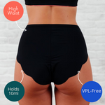 NIXI Body Coni Black Leakproof Knicker — Light Absorbency
