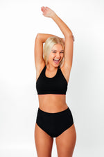 NIXI Body Coni Black Leakproof Knicker — Light Absorbency