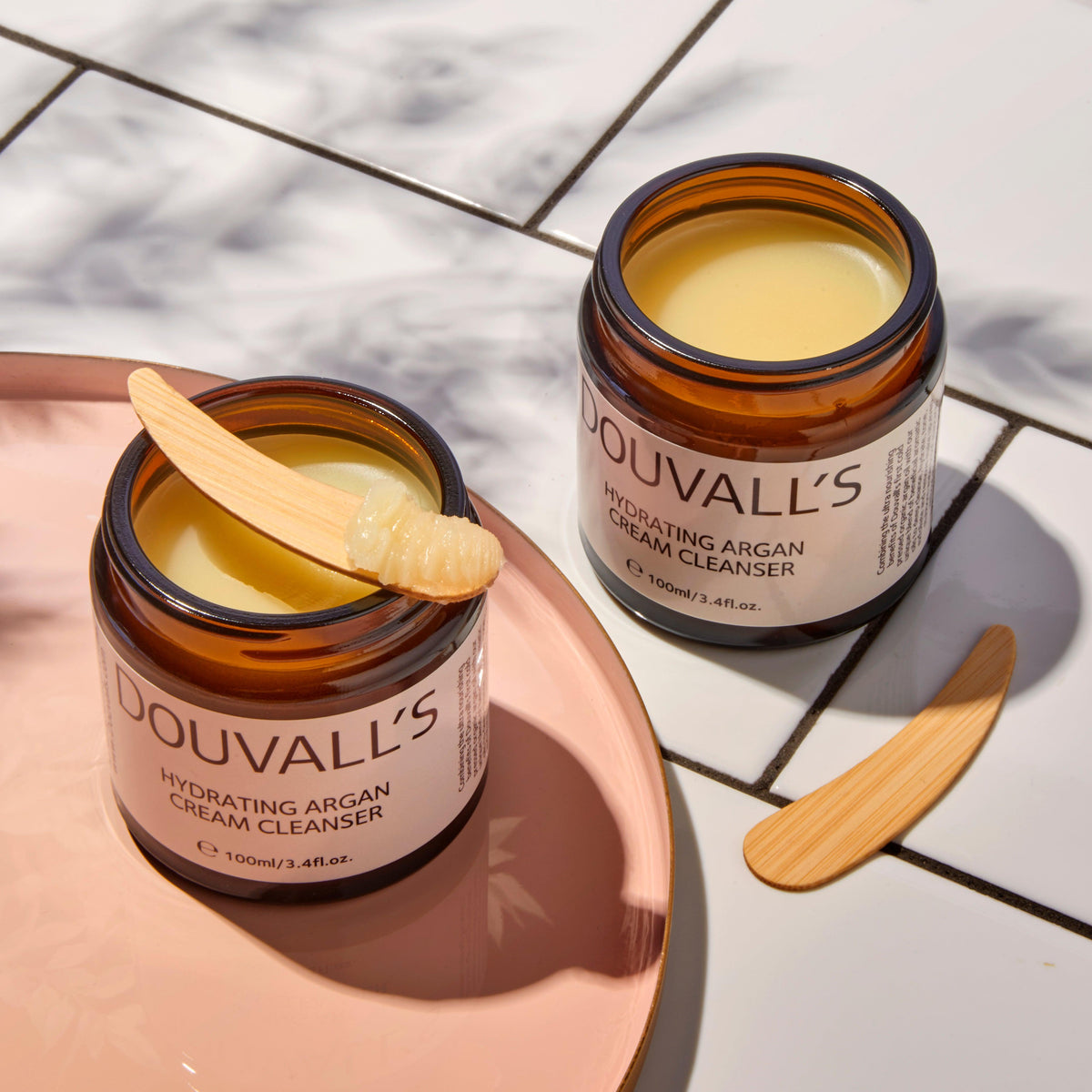 Douvall's Organic Argan Nourishing Cream Cleanser 100g | Deep Cleanse, Hydrate, and Nourish Naturally