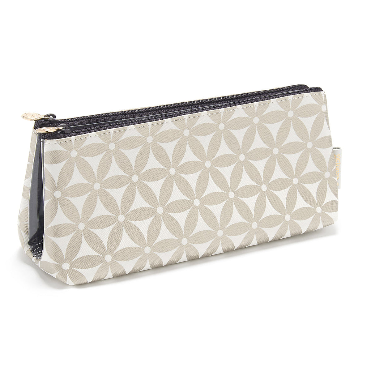 Lauren' Folding Makeup Bag in Starflower Gold