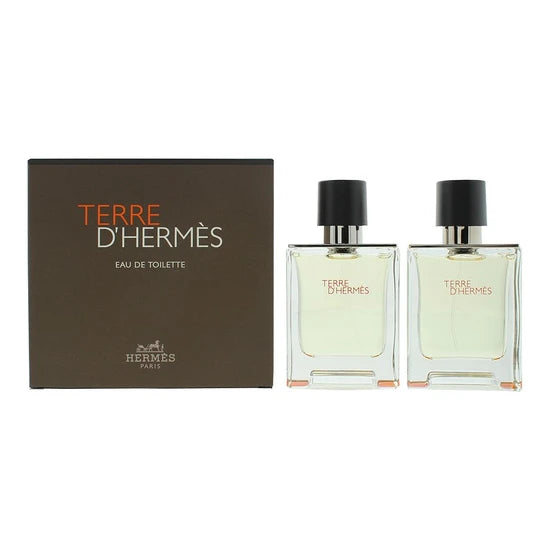 Hermès Terre d'Hermès Twin Gift Set for Men | 2 x 50ml EDT