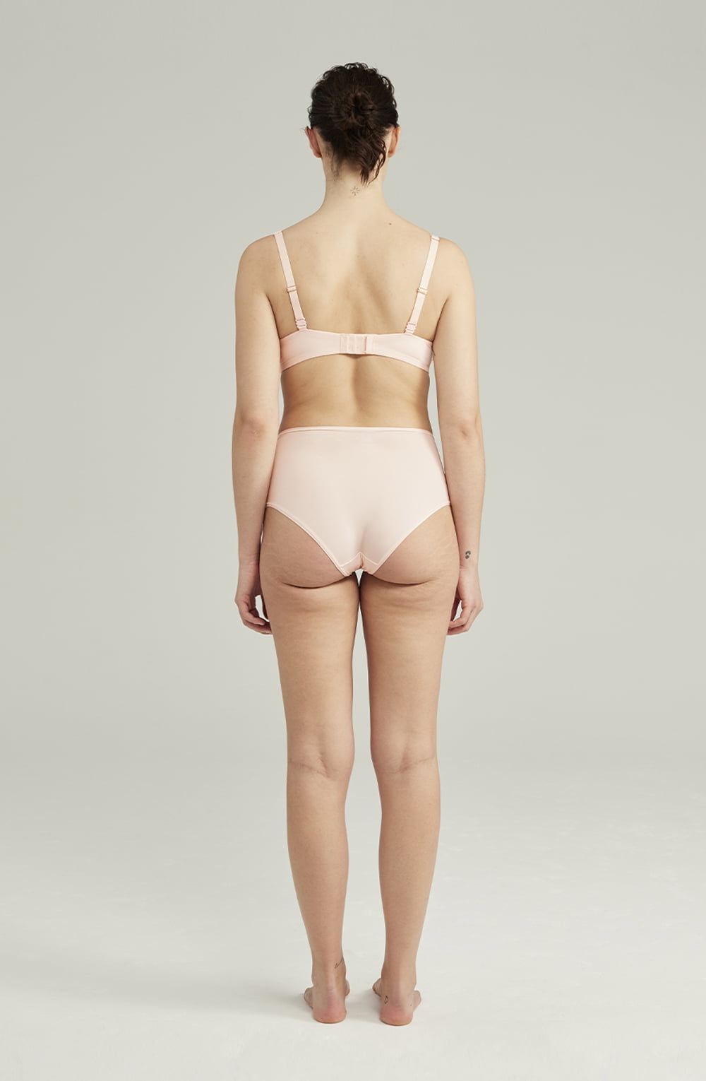 Nudea The Second Skin Stretch High Waist Brief Blush Pink