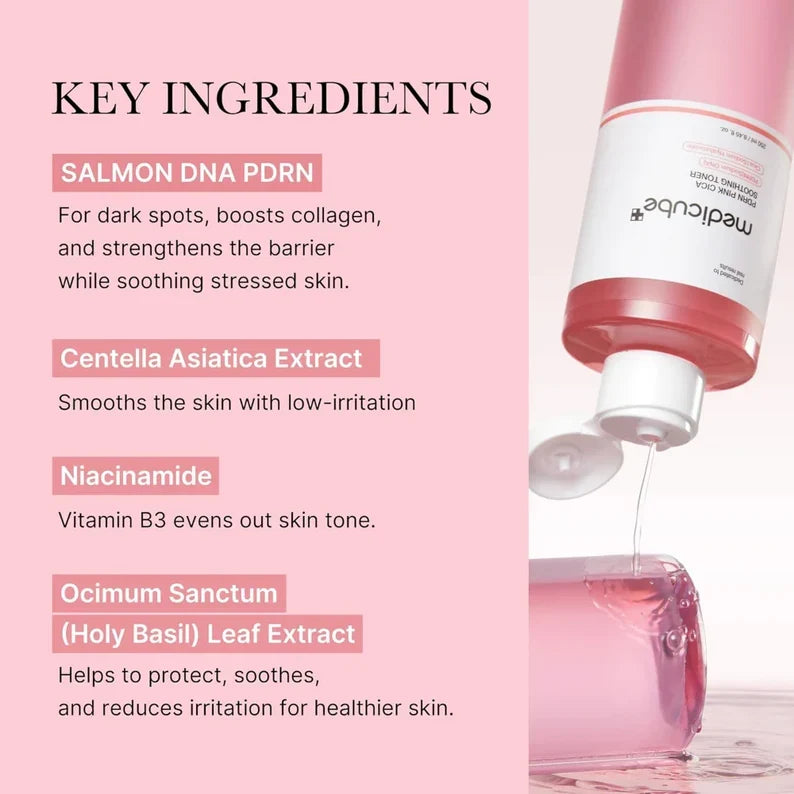 Medicube PDRN Pink Glass Skin Routine 4-Piece Set
