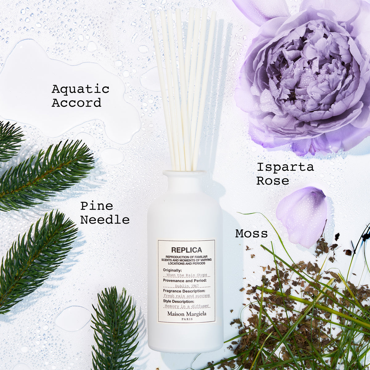 Maison Margiela Replica When The Rain Stops Reed Diffuser 185ml
