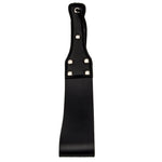 Bound to Please Black Strap Spanking Paddle detail