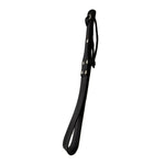 Bound to Please Black Strap Spanking Paddle detail