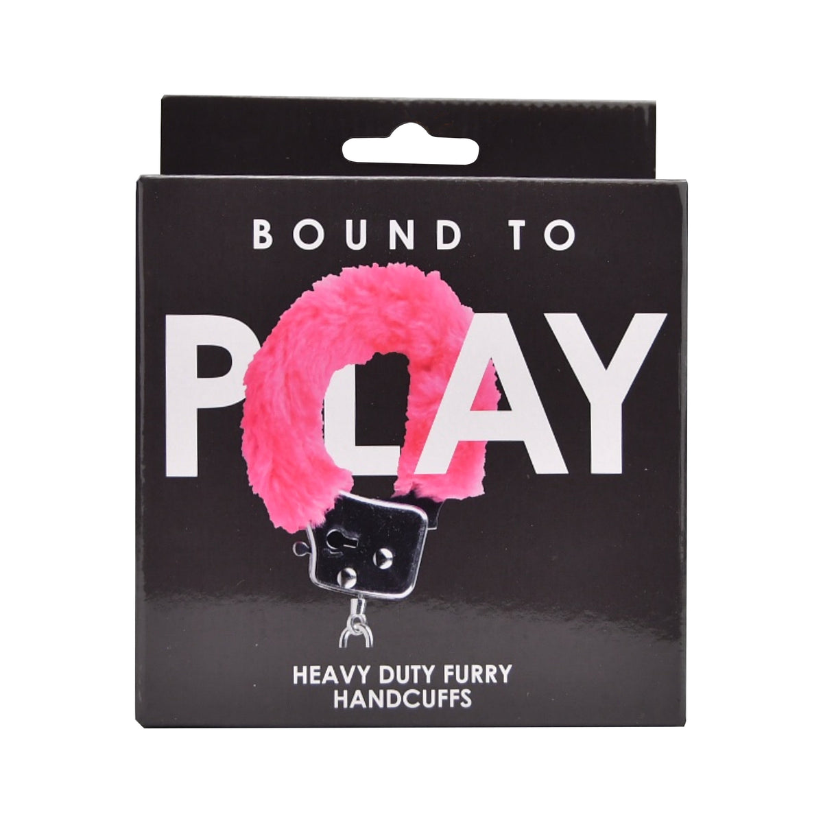 Bound to Play Heavy Duty Furry Handcuffs Pink
