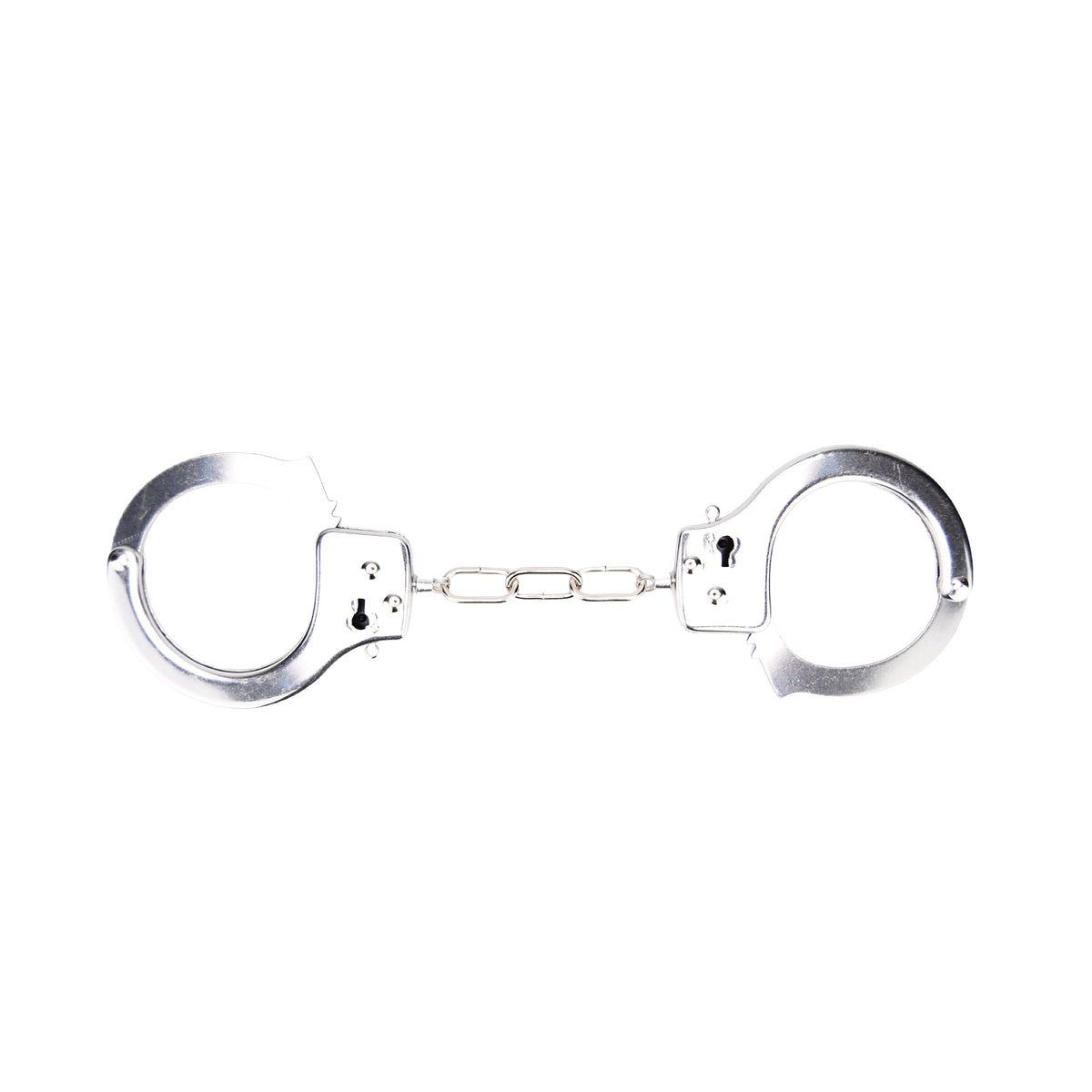 Bound to Play Silver Heavy Duty Metal Handcuffs
