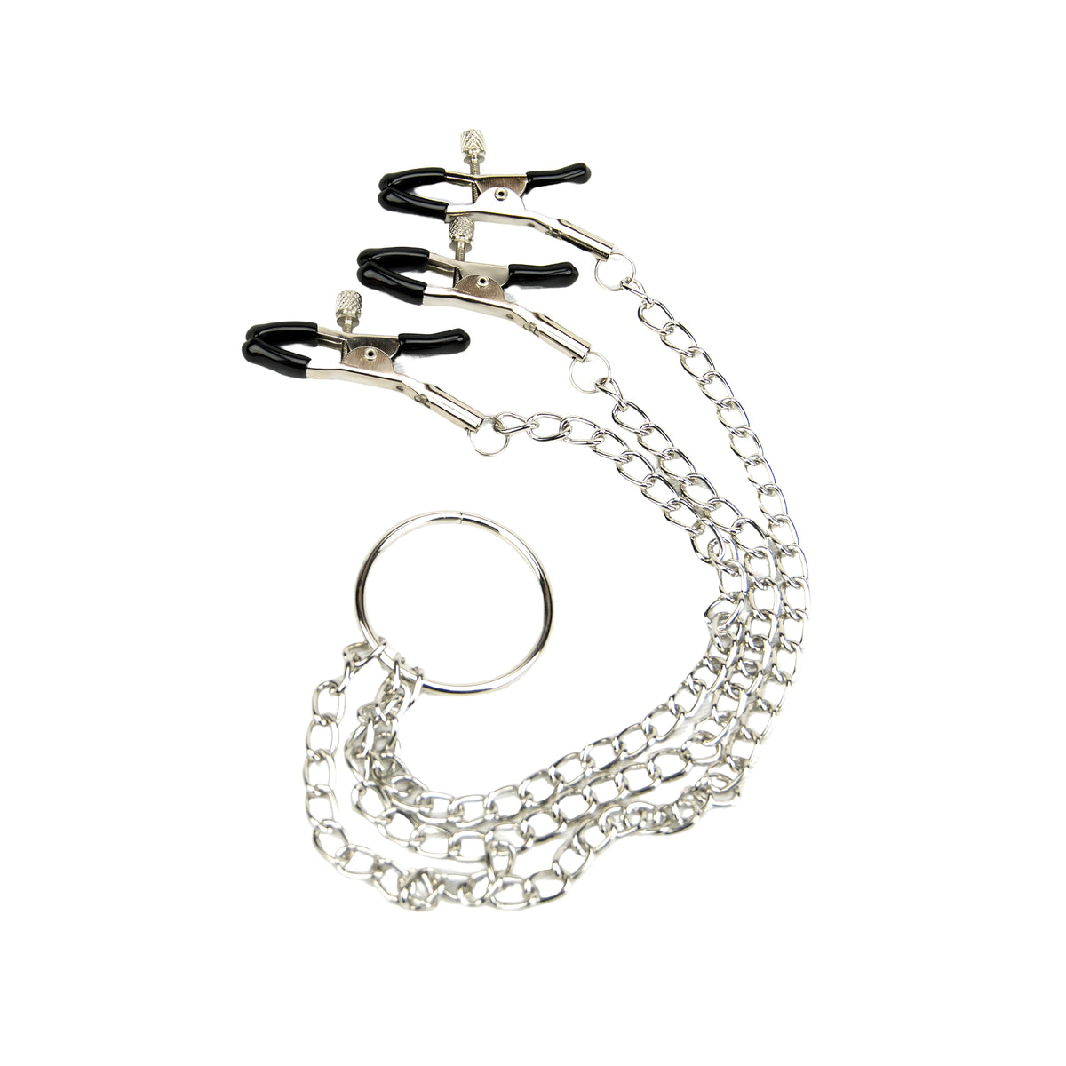 Bound to Please Silver Nipple & Clit Clamp