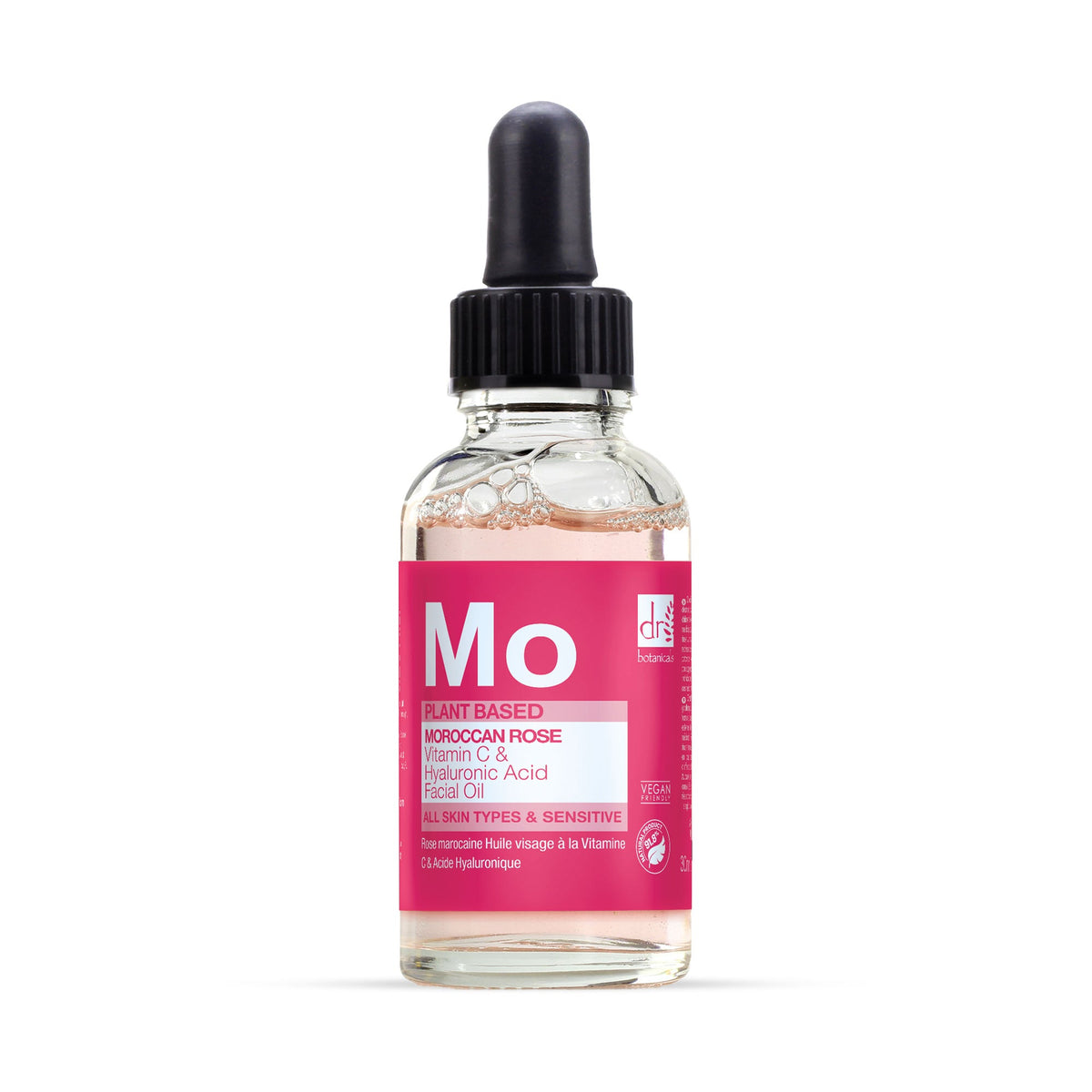 Dr Botanicals Moroccan Rose Facial Oil with Hyaluronic Acid & Vitamin C 15ml / 30ml