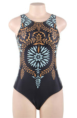 YesX One Piece Swimsuit Navy