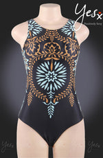 YesX One Piece Swimsuit Navy