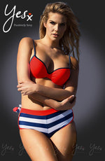 YesX Bikini 3 Piece Set Red