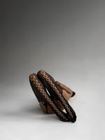 BAIT Black Rhinestone Fishnet Stockings One Size