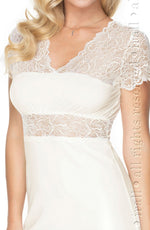Irall Cameron Lace Nightdress Cream