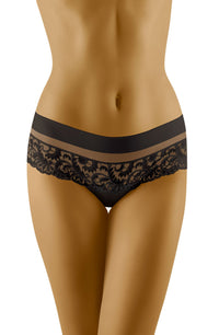 Wolbar Cantata Shorts Soft Microfibre Thong Black