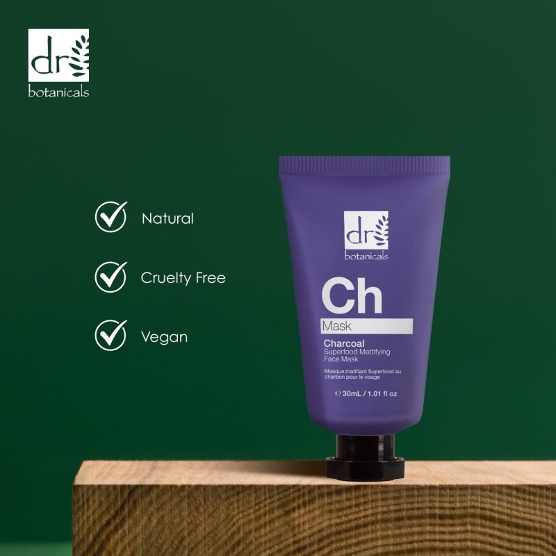 Dr Botanicals Charcoal Superfood Mattifying Face Mask 30ml