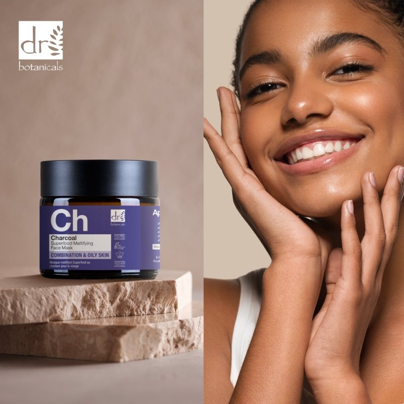 Dr Botanicals Charcoal Superfood Mattifying Face Mask 60ml