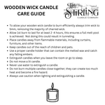 The Stirling Candle Company Citrus Zing - Travel Tin Candle - Wooden Wick