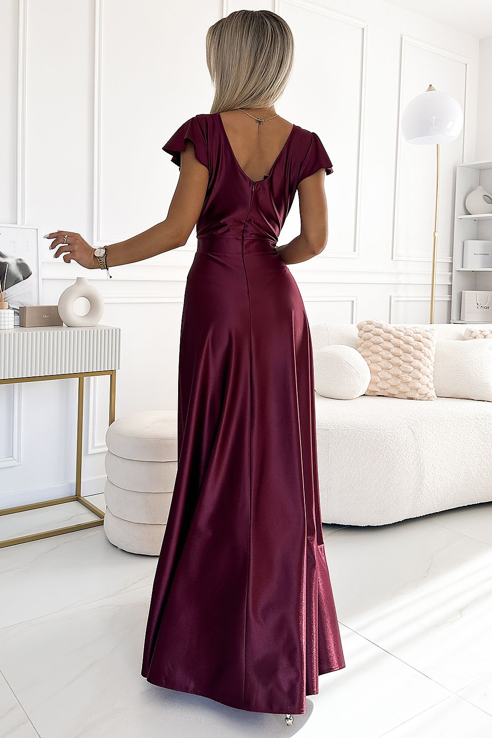Crystal Occasion Long Occasion Dress | Numoco