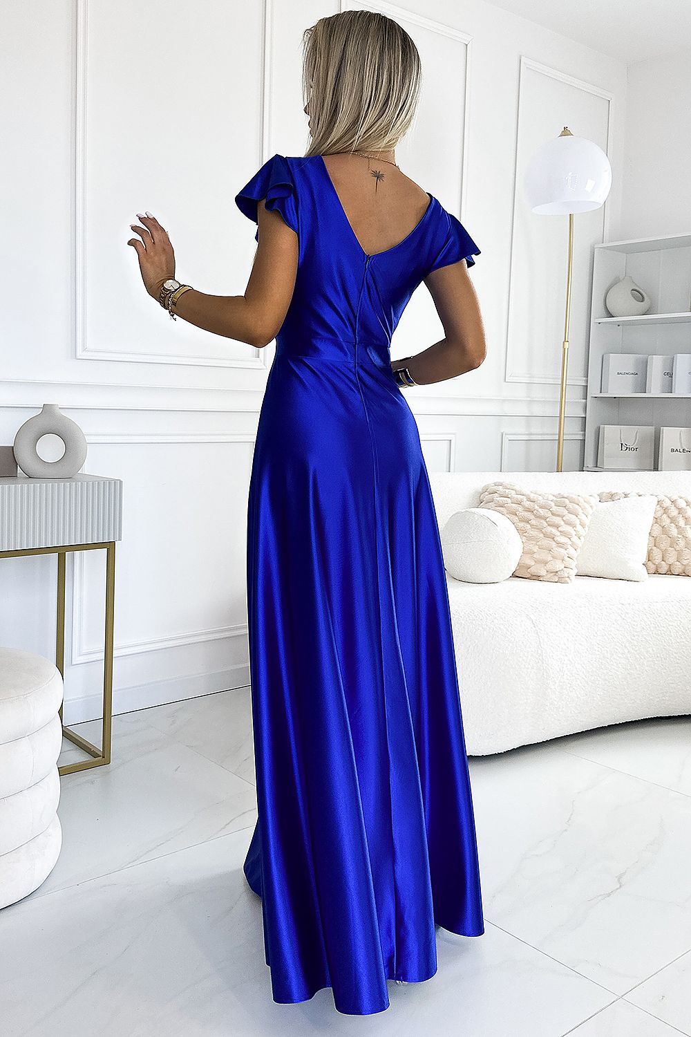 Crystal Occasion Long Occasion Dress | Numoco