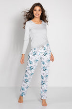 Momenti Per Me Lovely Day Two-Piece Pyjama Set blue
