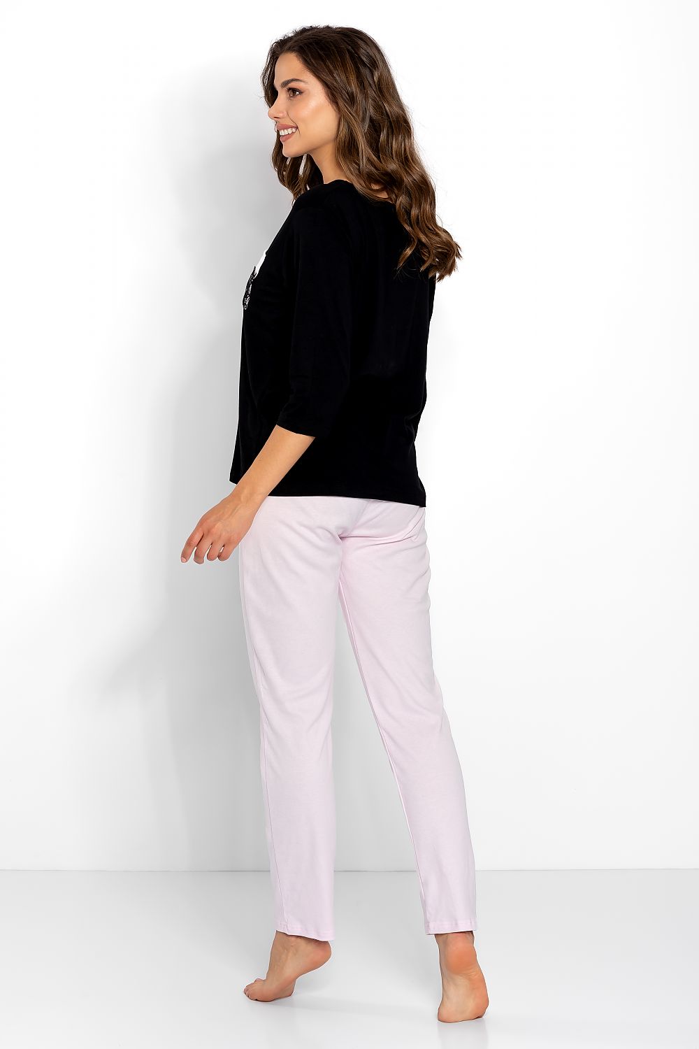 Momenti Per Me Blouse and Long Pants Pyjama Set