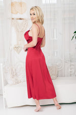 Kalimo Sanda Long Elegant Satin Nightshirt